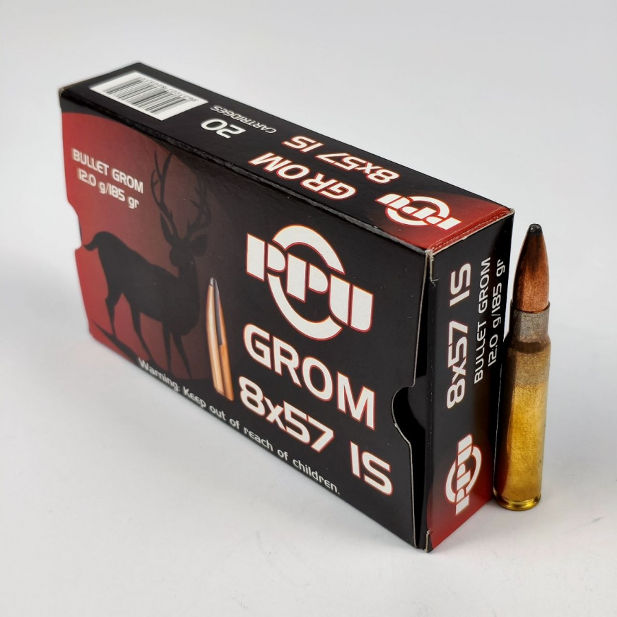 Патроны 8Х57 IS PPU GROM 12 гр